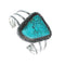 Sterling Silver Turquoise Navajo Cuff Bracelet JX130328